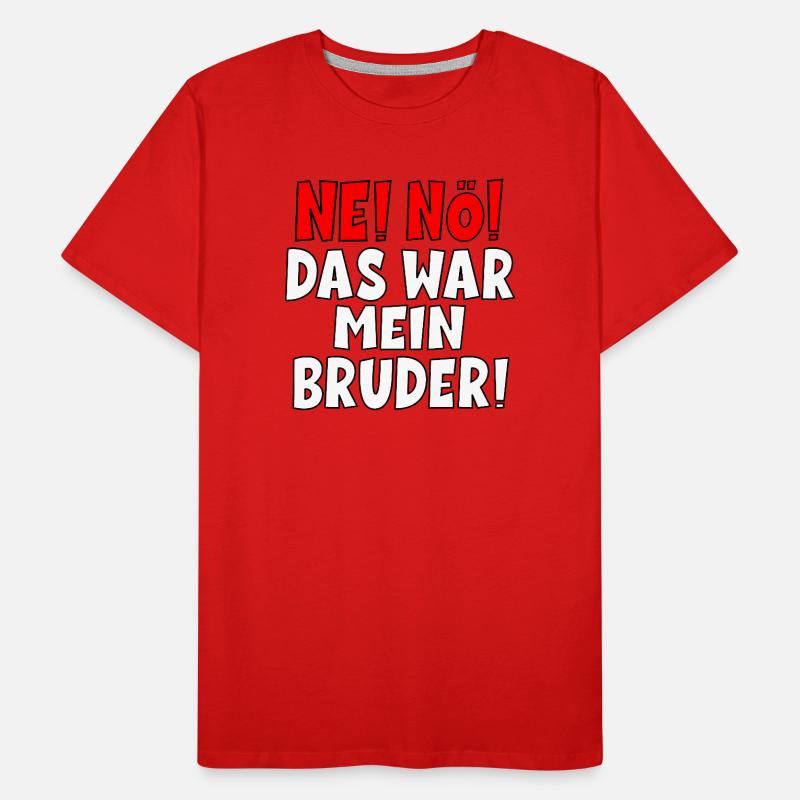 SCHULD BRUDER Männer Premium Bio T-Shirt