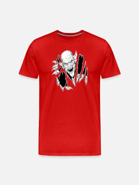 Lass mich raus - Männer Premium Bio T-Shirt - Rot