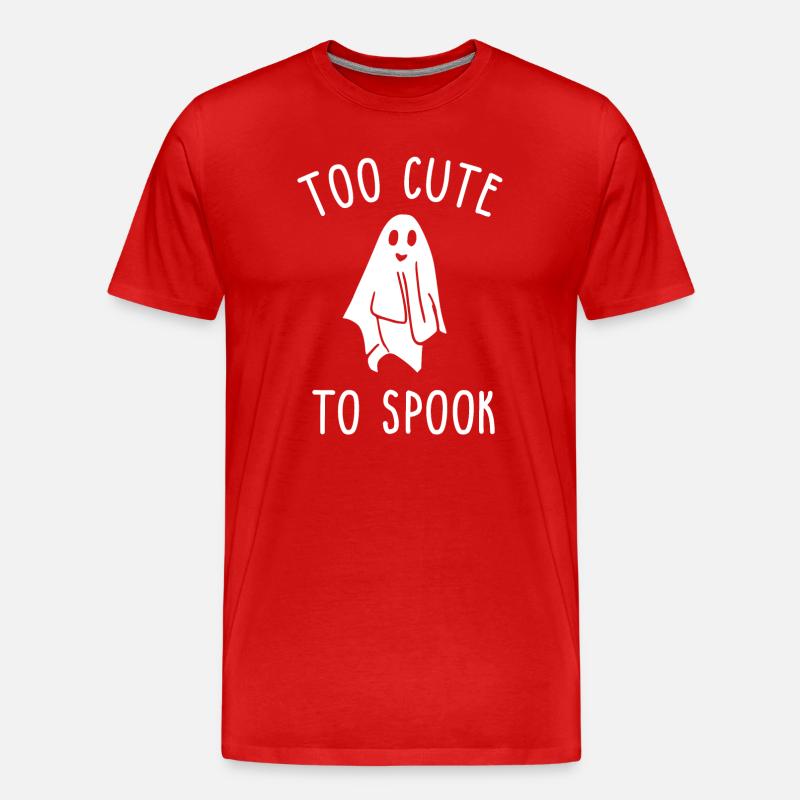 Too Cute To Spook - Männer Premium Bio T-Shirt - Rot