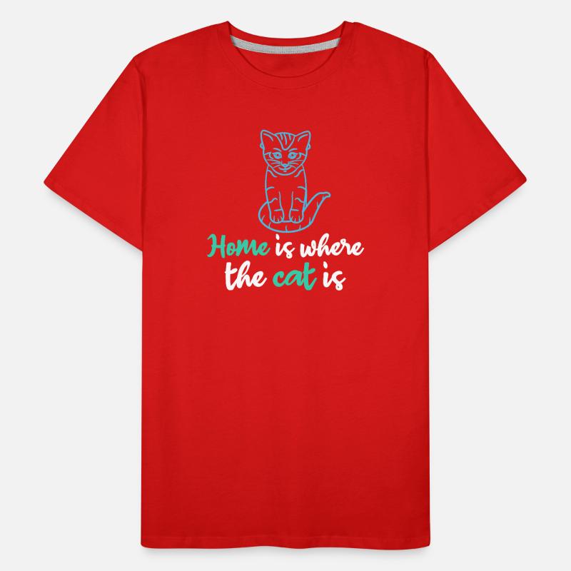 Cat Statement Pets Favorite Pet Pet Men's Premium Organic T-Shirt