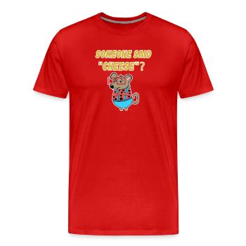 Déclaration de souris Animaux de compagnie Lap Animal Animaux de compagnie - T-shirt bio Premium Homme - rouge - Devant - Damien (186cm)