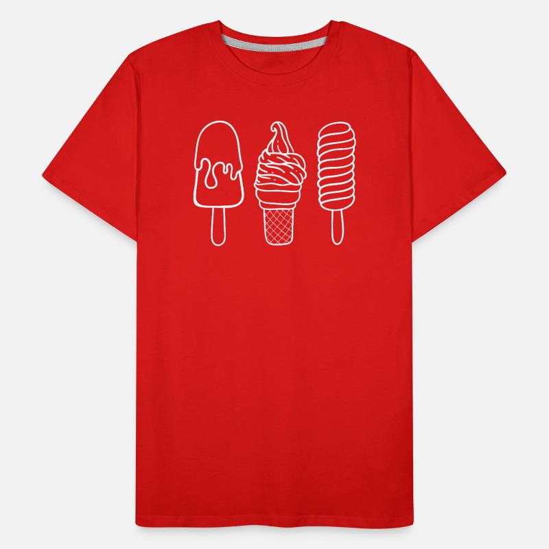 Ventilateur de crème glacée T-shirt bio Premium Homme