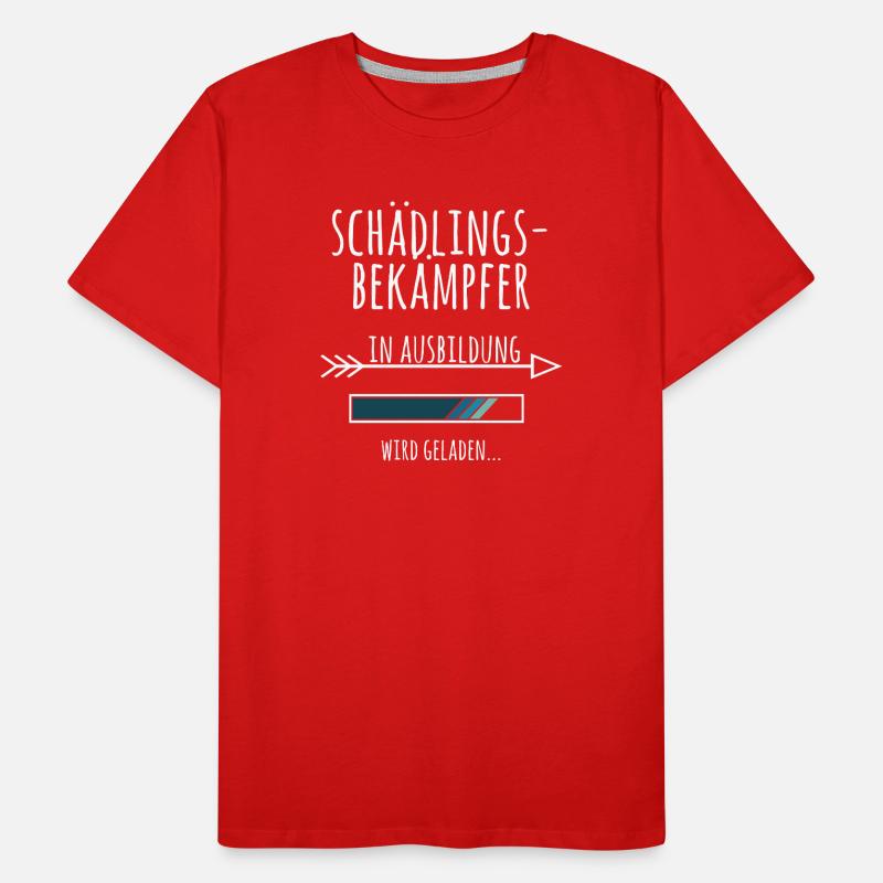Schädlingsbekämpfer Ausbildung Geschenk Schädlinge Männer Premium Bio T-Shirt