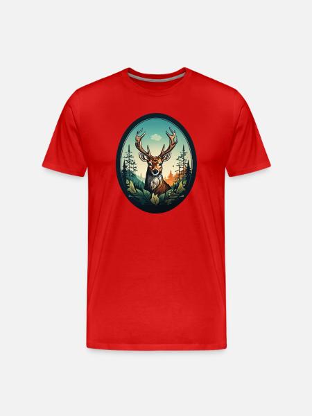 Renne - T-shirt bio Premium Homme - rouge