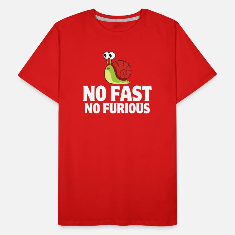 escargot, gastéropode, limace T-shirt bio Premium Homme