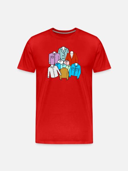 Clothing store 03 - Men's Premium Organic T-Shirt - red