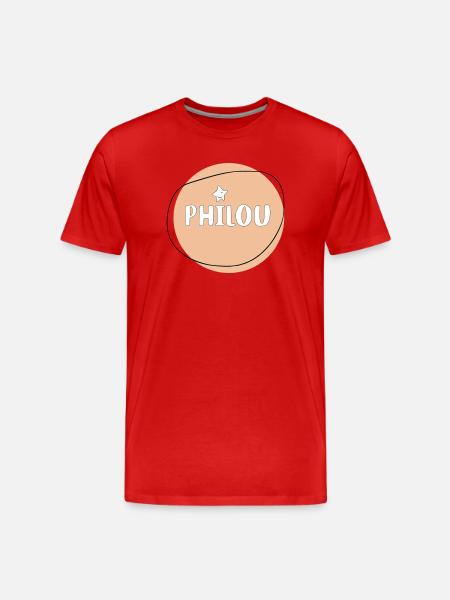 Philou - T-shirt bio Premium Homme - rouge