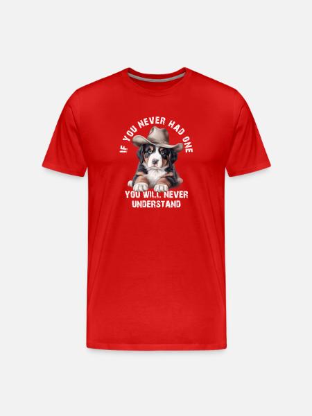 Bernese mountain dog - Men's Premium Organic T-Shirt - red