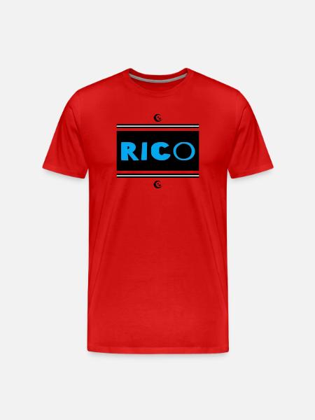 Rico - Men's Premium Organic T-Shirt - red