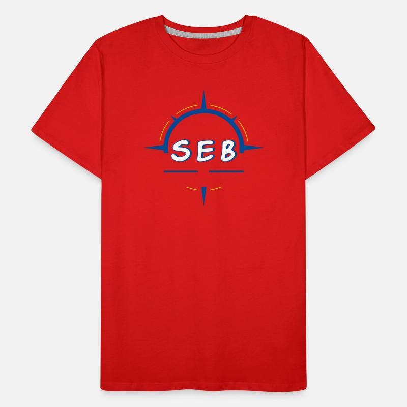 Seb Männer Premium Bio T-Shirt