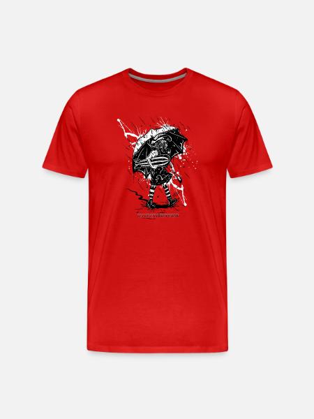 schools out for war - Men's Premium Organic T-Shirt - red