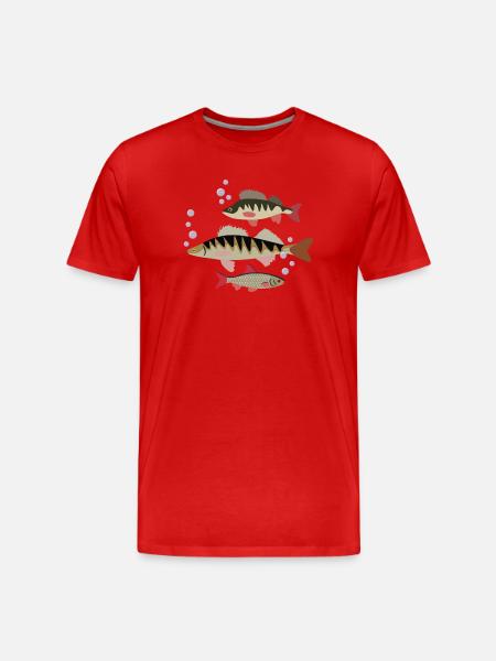 Fish - Men's Premium Organic T-Shirt - red