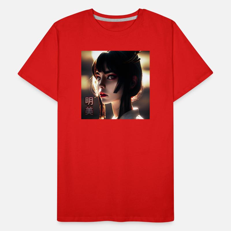 AKEMI Beauté radieuse T-shirt bio Premium Homme