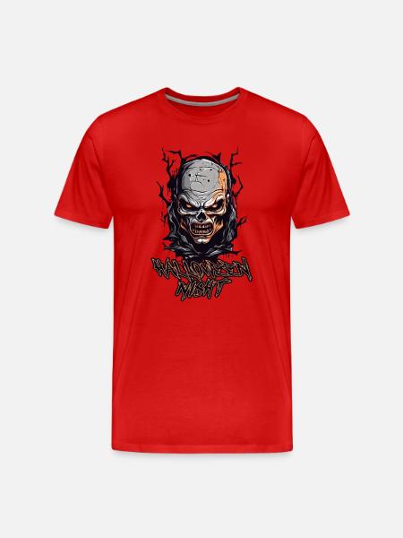 Halloween Monsters - Men's Premium Organic T-Shirt - red