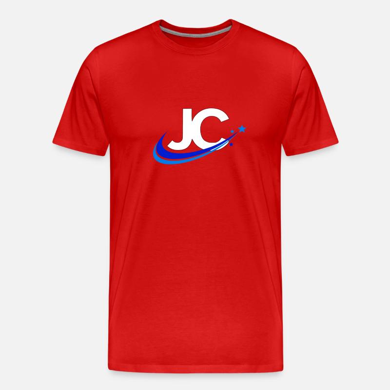 JC - Männer Premium Bio T-Shirt - Rot