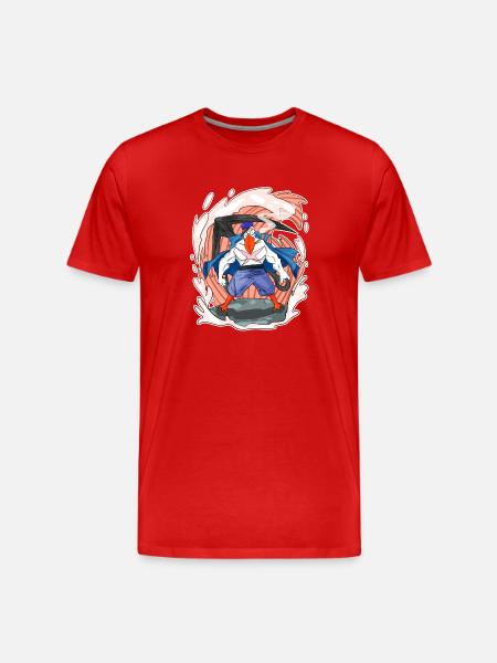 Gull - Men's Premium Organic T-Shirt - red