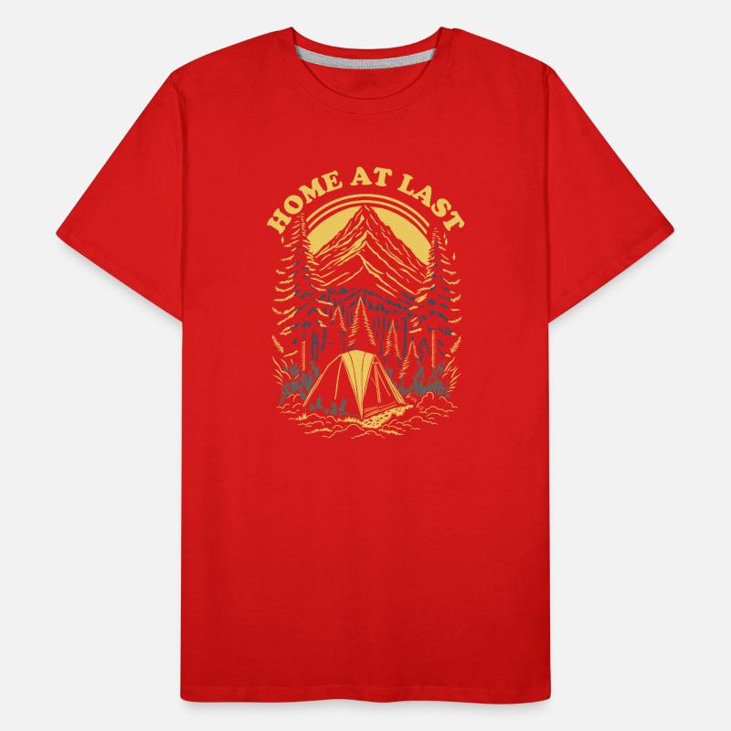 Mountain, Nature & Camping Men's Premium Organic T-Shirt