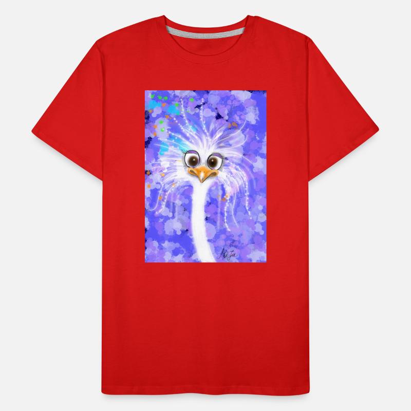 Fabelhafter flauschiger Strauß Männer Premium Bio T-Shirt