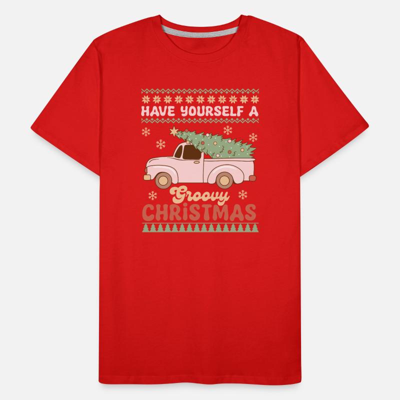Hässlicher Weihnachtspullover Männer Premium Bio T-Shirt