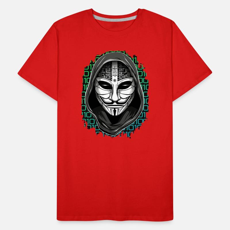 Anonymous Hacker Männer Premium Bio T-Shirt
