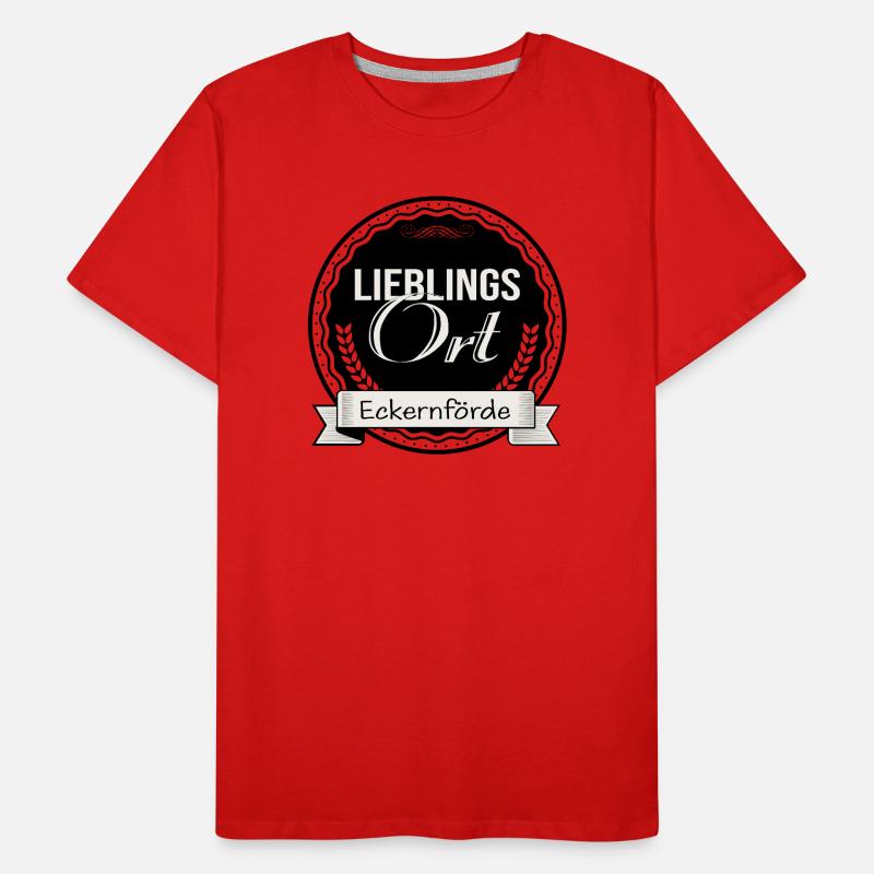 Lieblingsort Eckernförde Männer Premium Bio T-Shirt