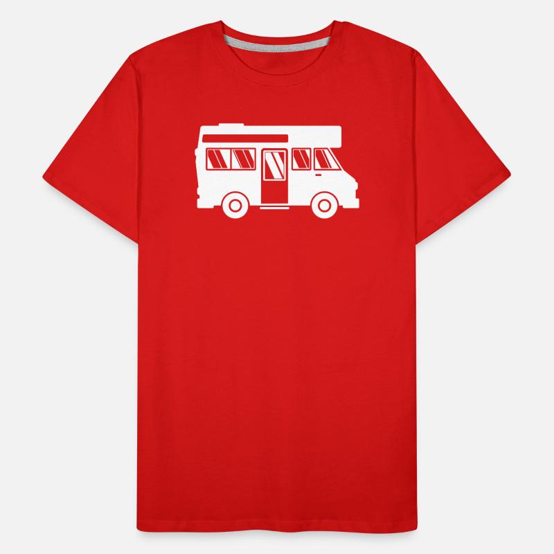 Caravan Wanderlust Wanderer Camping Camper Men's Premium Organic T-Shirt