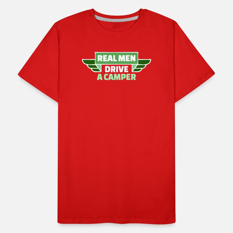 Camper Statement Camping Hiker Wanderlust Men's Premium Organic T-Shirt