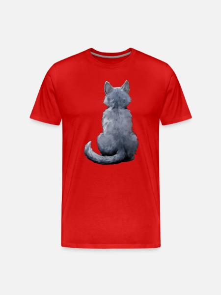 Bleu Russe - T-shirt bio Premium Homme - rouge