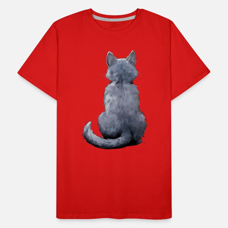 Russian Blue Men's Premium Organic T-Shirt