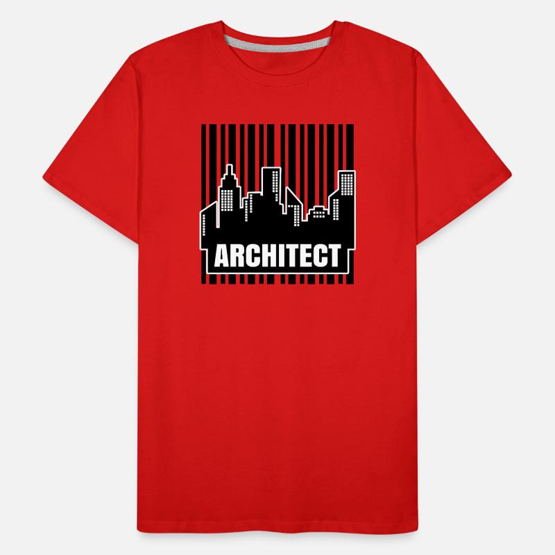 Career: Architect, Profession, Job, Supervisor, Work Men's Premium Organic T-Shirt