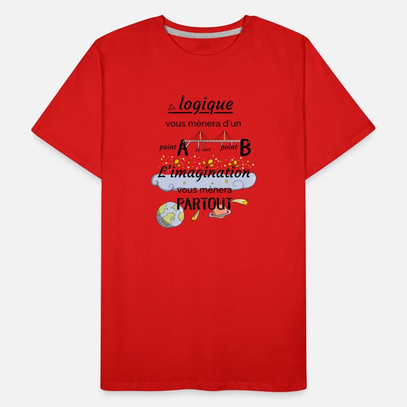 Citation imagination T-shirt bio Premium Homme