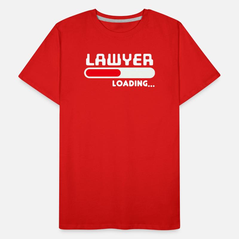 Karriere Statement Erfolg Jurist Beruf Arbeit Männer Premium Bio T-Shirt