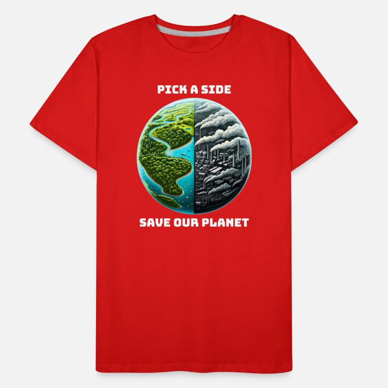 Lutte contre le changement climatique T-shirt bio Premium Homme