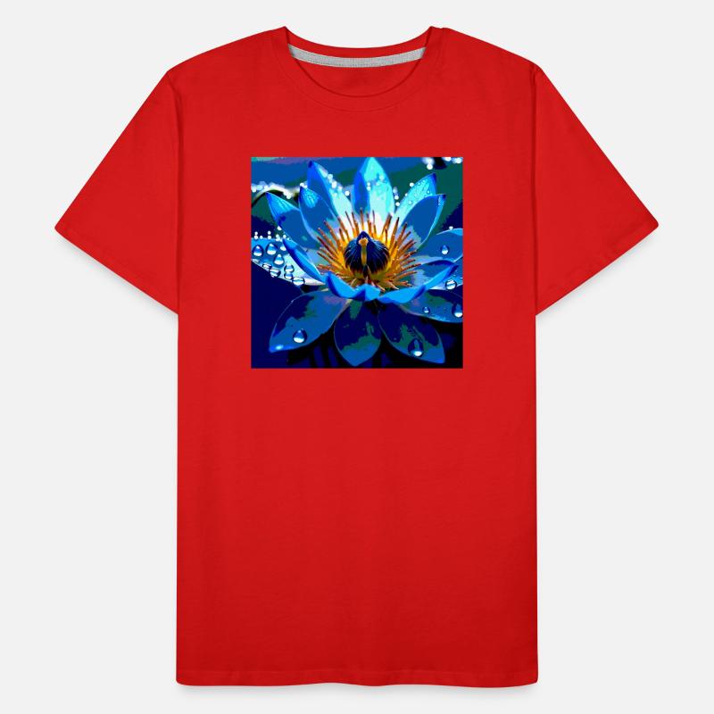 le Lotus Bleu T-shirt bio Premium Homme
