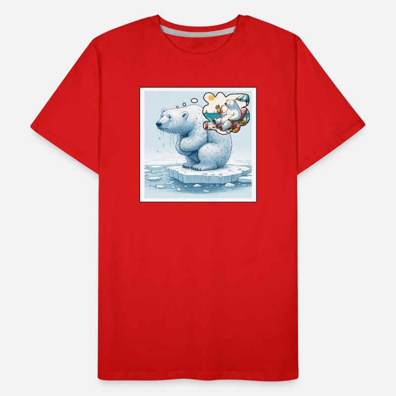 Eisbär Männer Premium Bio T-Shirt