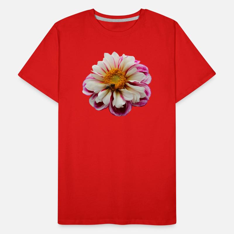 Fleur Rose Rose Fleur Fleurs Rose Rose Fleurs T-shirt bio Premium Homme