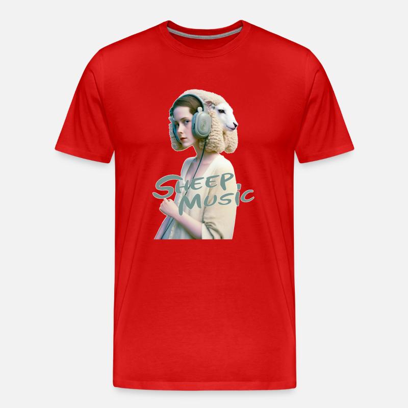 Anthropomorphic 10 Typo - T-shirt bio Premium Homme - rouge