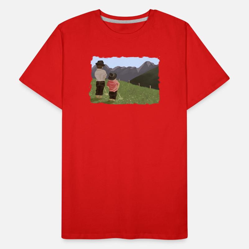 Biesler mit Aussicht Männer Premium Bio T-Shirt
