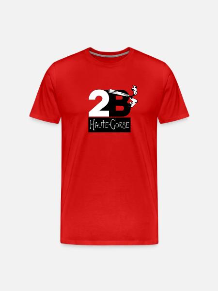 Upper Corsica - Men's Premium Organic T-Shirt - red