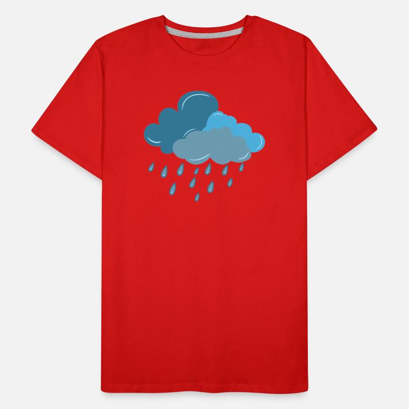 Cloud, Rain, Thunderstorm Men's Premium Organic T-Shirt