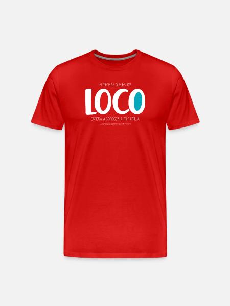 I'm crazy (dark) - Men's Premium Organic T-Shirt - red