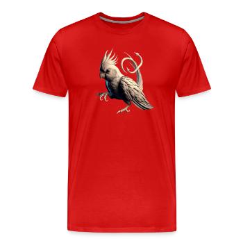 Nymphe du diable (03) - T-shirt bio Premium Homme - rouge - Devant - Damien (186cm)