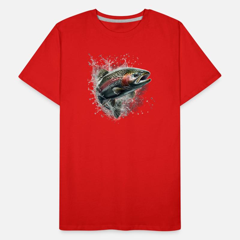Trout Men's Premium Organic T-Shirt
