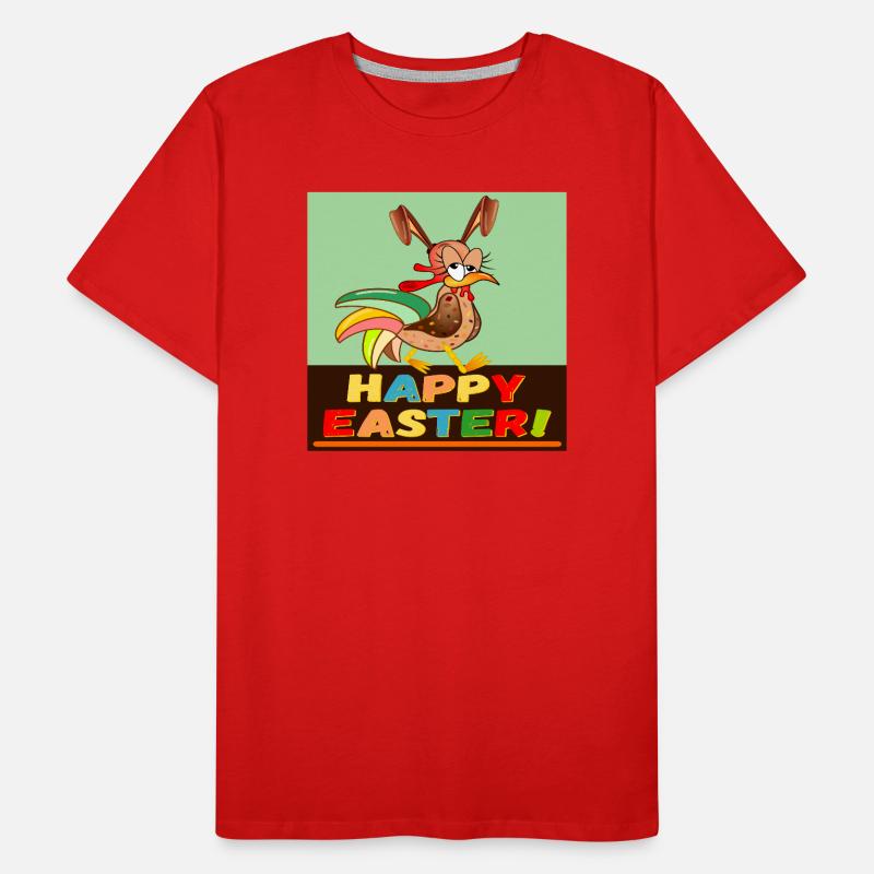 JOYEUSES PÂQUES OREILLES DE LAPIN | DÉGUISEMENT DE POULET T-shirt bio Premium Homme
