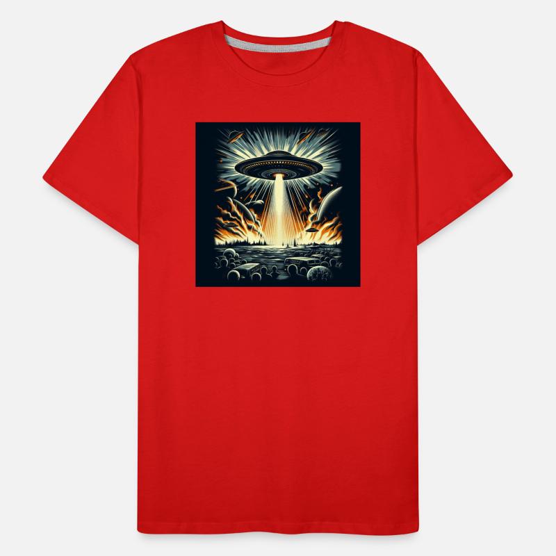 Der Krieg der Welten Männer Premium Bio T-Shirt