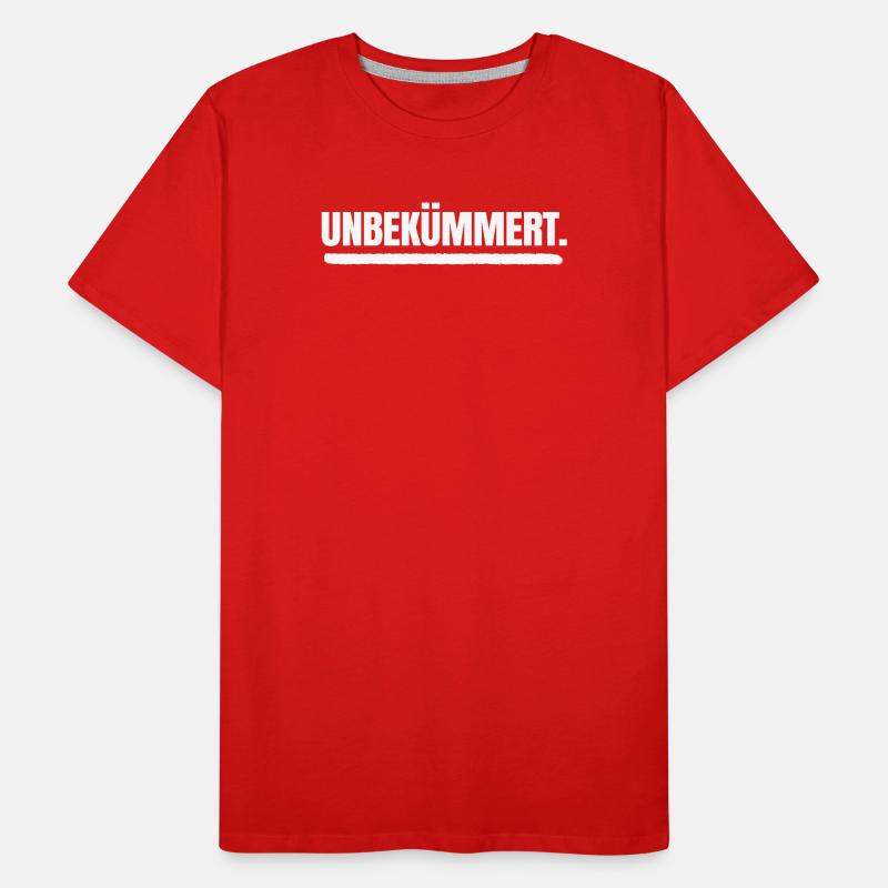 Ist Mir Egal Statement Gleichgültig Haltung Chill Männer Premium Bio T-Shirt