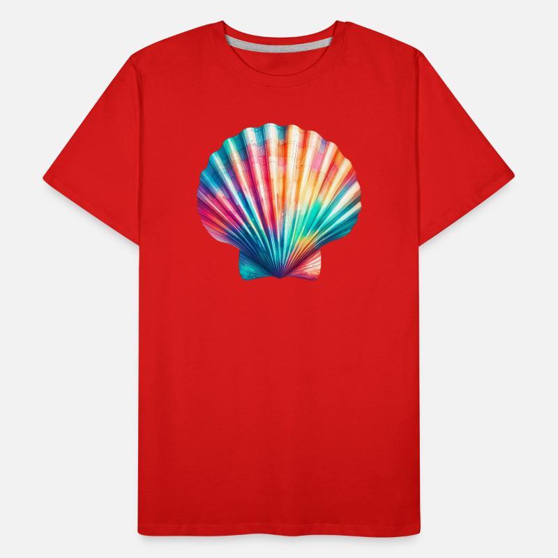 Scallop Shell Men's Premium Organic T-Shirt
