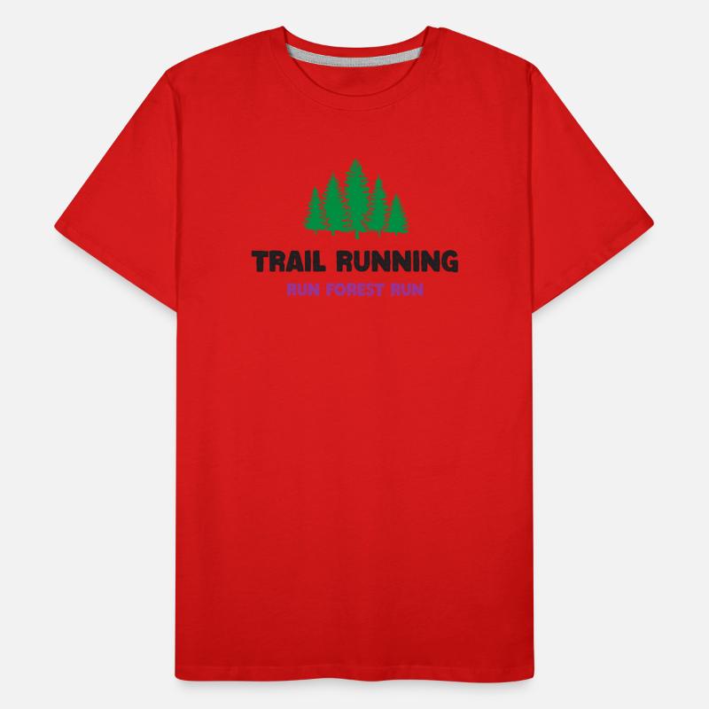 Trailrunning - Run Forest Run Männer Premium Bio T-Shirt