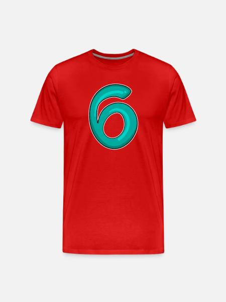 6 - Men's Premium Organic T-Shirt - red