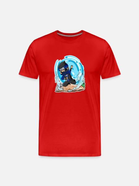Ninja Motif - T-shirt bio Premium Homme - rouge